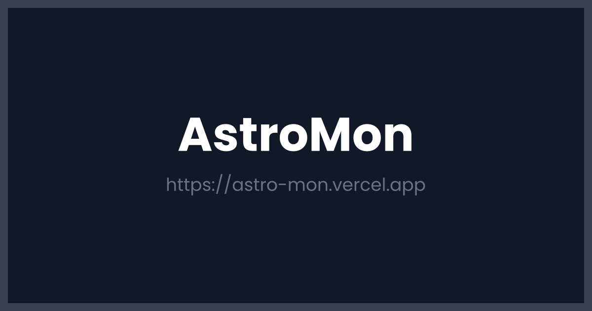 AstroMon